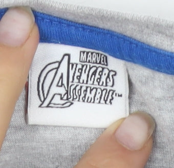 Marvel Boys Grey Captain America Avengers T-Shirt 3-4 Years