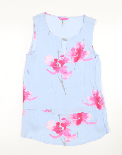 Womens UK Size XS Joules Blue Camisole Tank