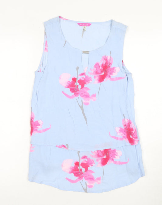Womens UK Size XS Joules Blue Camisole Tank