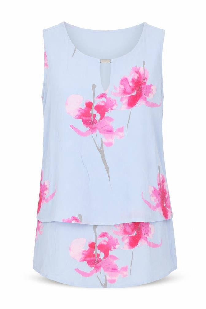 Womens UK Size XS Joules Blue Camisole Tank