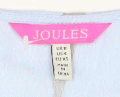 Womens UK Size XS Joules Blue Camisole Tank