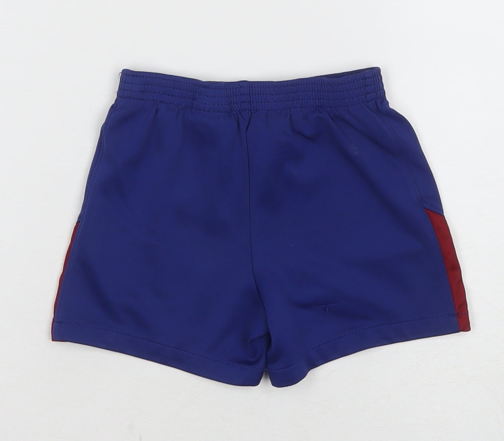 Nike Unisex Baby Blue Sports Shorts, 18-24 Months, Elastic Waist