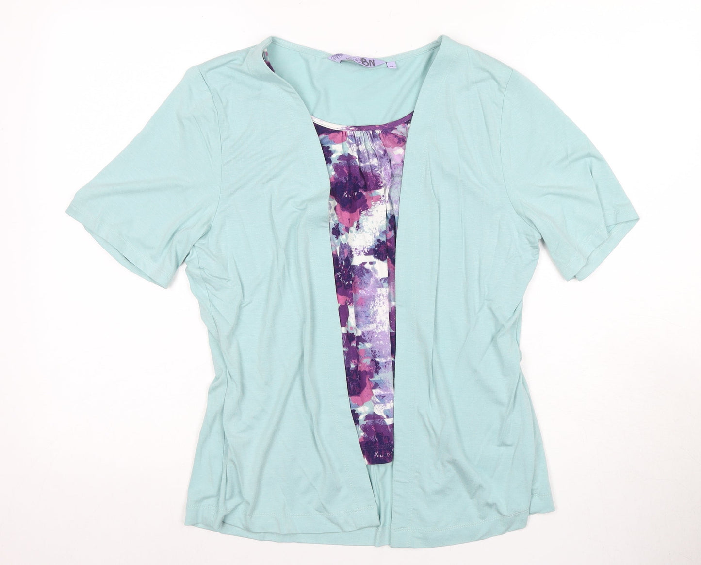 Womens UK Size 14 Honor Millburn Multicoloured Tunic Blouse