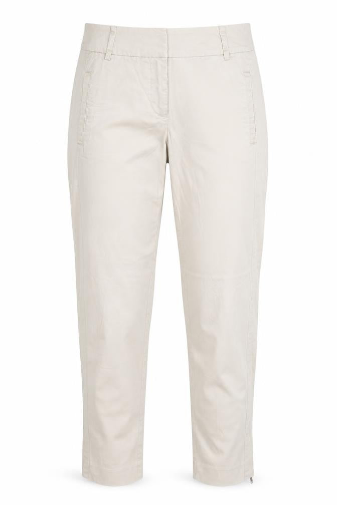 Jasper Conran Women's Beige Twill Trousers Size 8