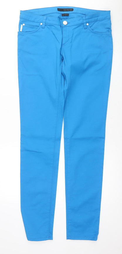 Calvin Klein Women's Blue Skinny Jeans Size 4