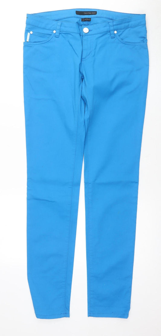 Calvin Klein Women's Blue Skinny Jeans Size 4
