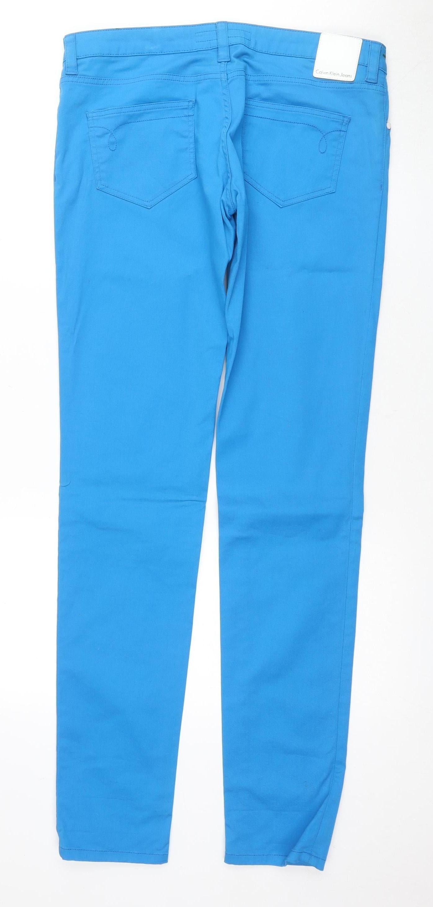 Calvin Klein Women's Blue Skinny Jeans Size 4