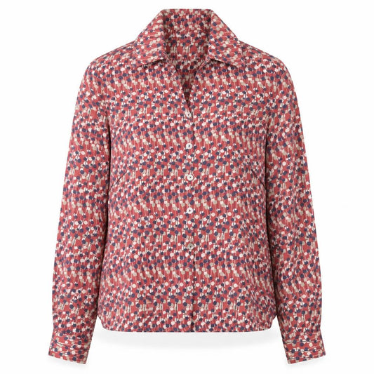 Womens UK Size 12 EAST Multicoloured Basic Button-Up