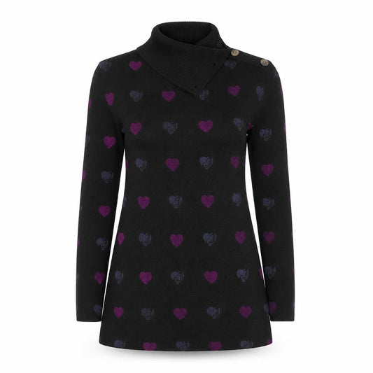 Roxy Women's Black Roll Neck Pullover Jumper M