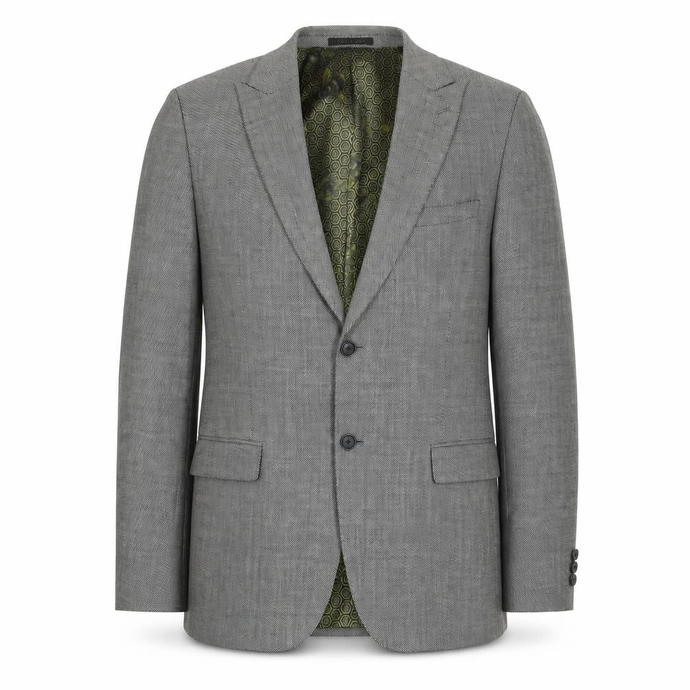 Mens UK Size 40 Ted Baker Regular Grey Suit Jacket