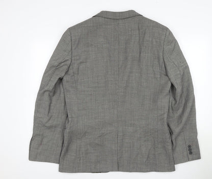 Mens UK Size 40 Ted Baker Regular Grey Suit Jacket