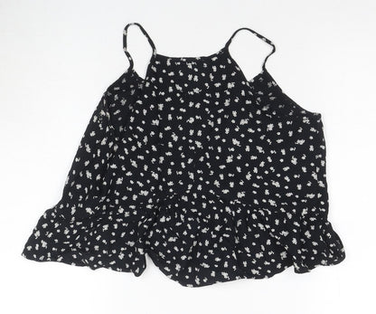 Womens UK Size M Superdry Black Camisole Tank