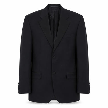 Mens UK Size 40 Jaeger Regular Black Suit Tuxedo