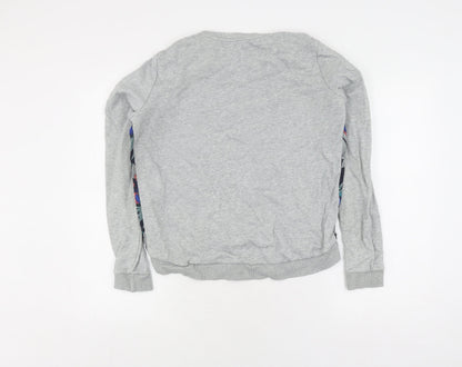 Womens UK Size M Pepe Jeans Grey Pullover Jumper