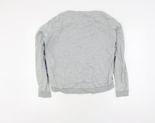 Womens UK Size M Pepe Jeans Grey Pullover Jumper