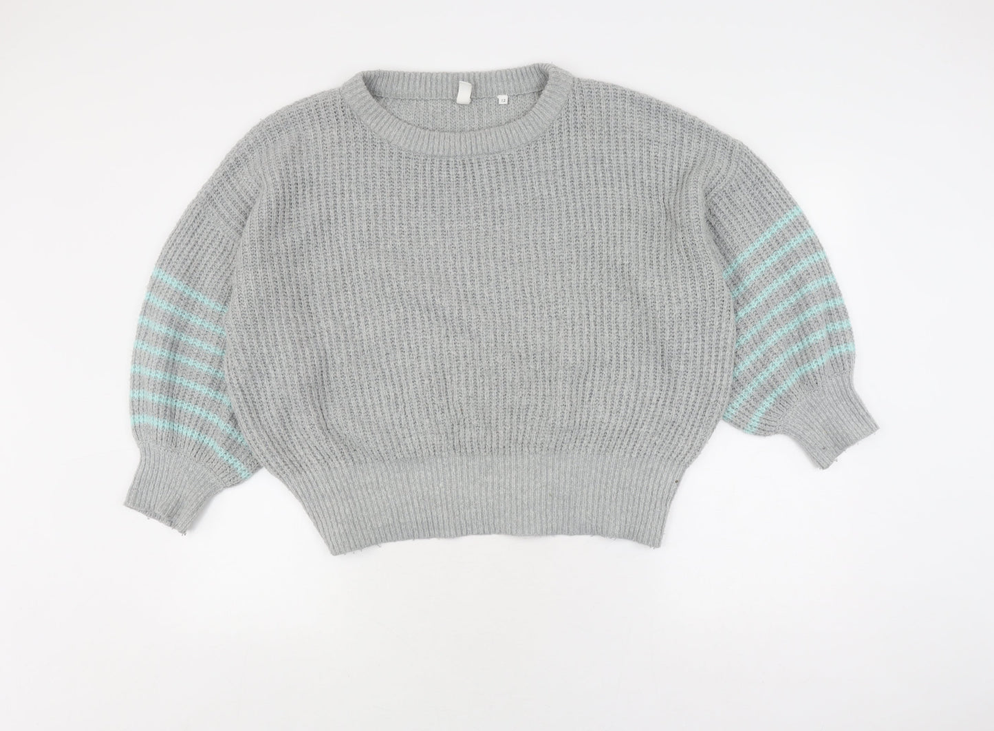 Womens UK Size 12 And/Or Grey Pullover Jumper