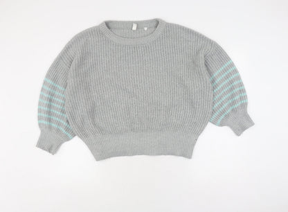 Womens UK Size 12 And/Or Grey Pullover Jumper