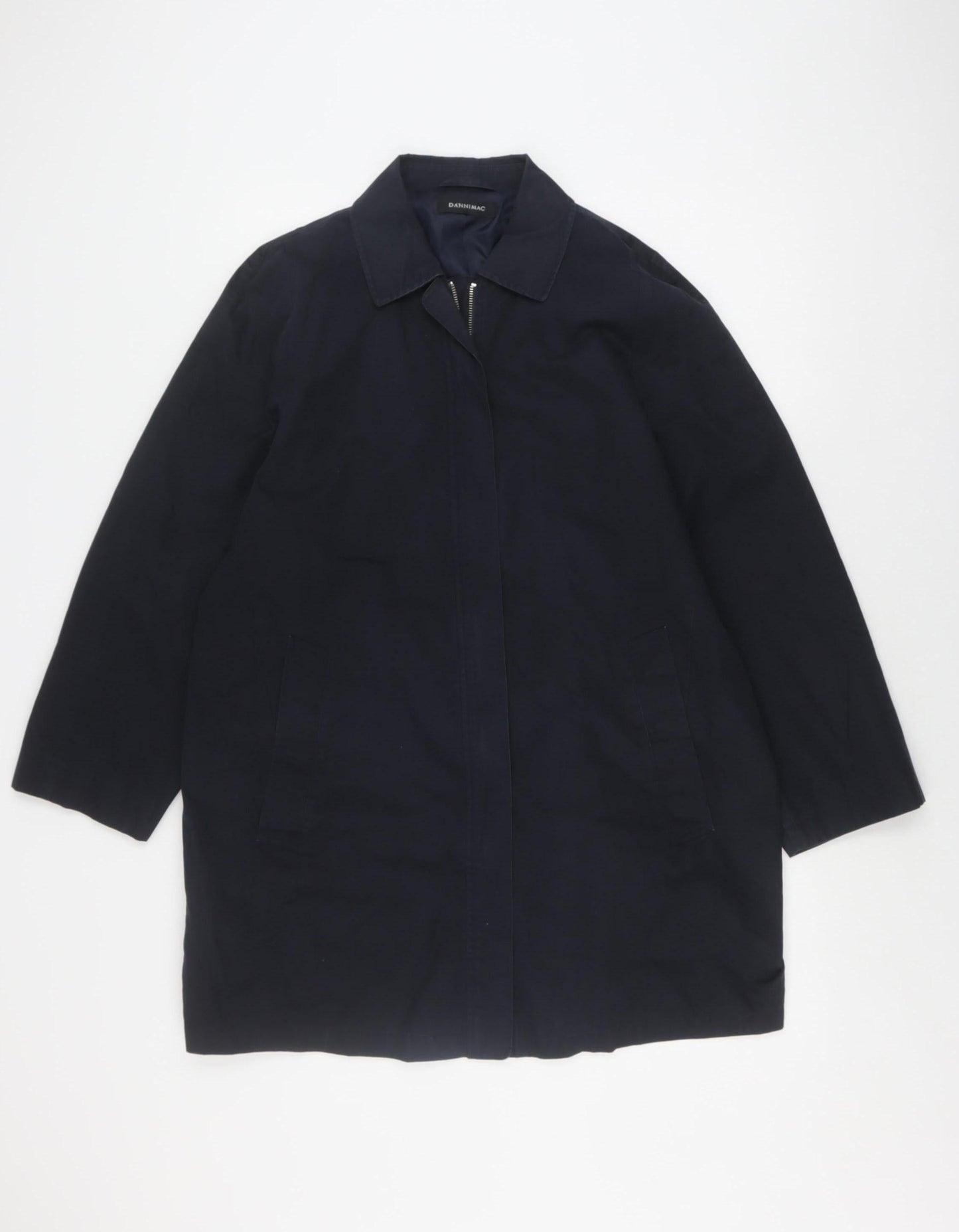 Womens UK Size S Dannimac Black Overcoat