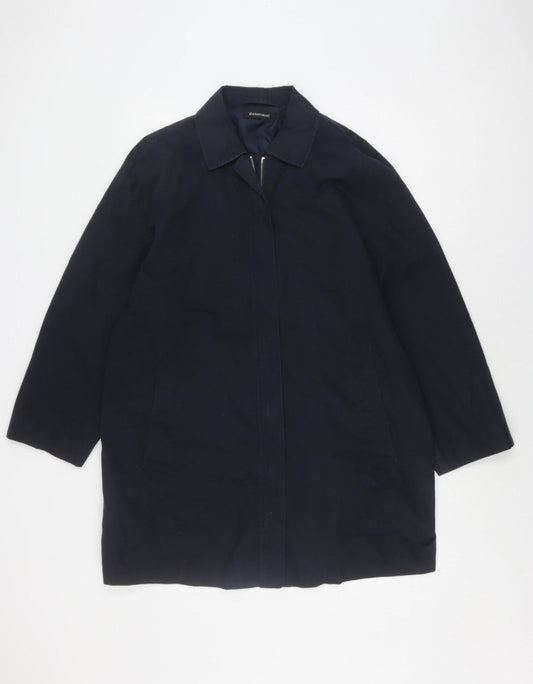 Womens UK Size S Dannimac Black Overcoat