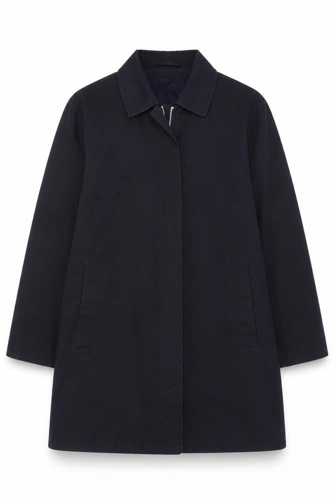 Womens UK Size S Dannimac Black Overcoat