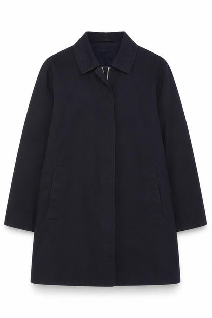 Womens UK Size S Dannimac Black Overcoat