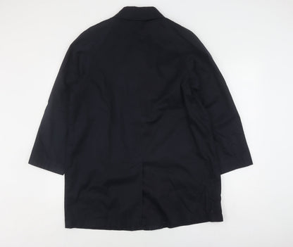Womens UK Size S Dannimac Black Overcoat