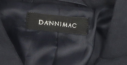 Womens UK Size S Dannimac Black Overcoat