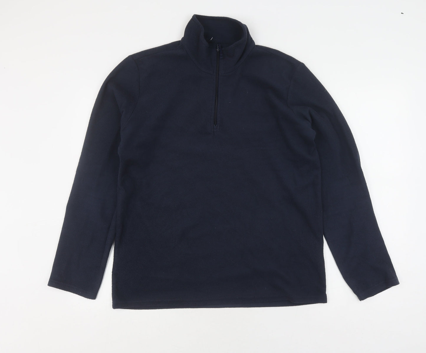 Mens UK Size S Mountain Warehouse Blue 1/4 Zip Sweatshirt