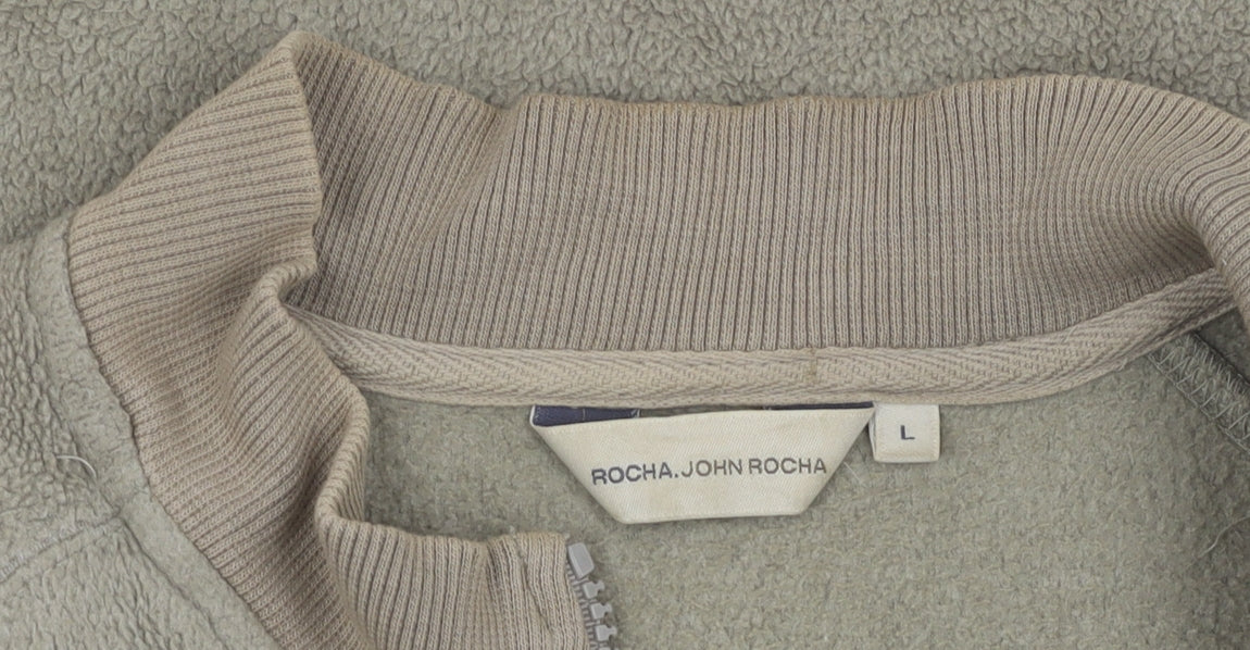 Mens UK Size L John Rocha Beige 3-in-1 Jacket