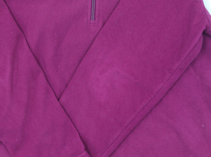 Craghoppers Women's Purple Fleece Pullover Size 16