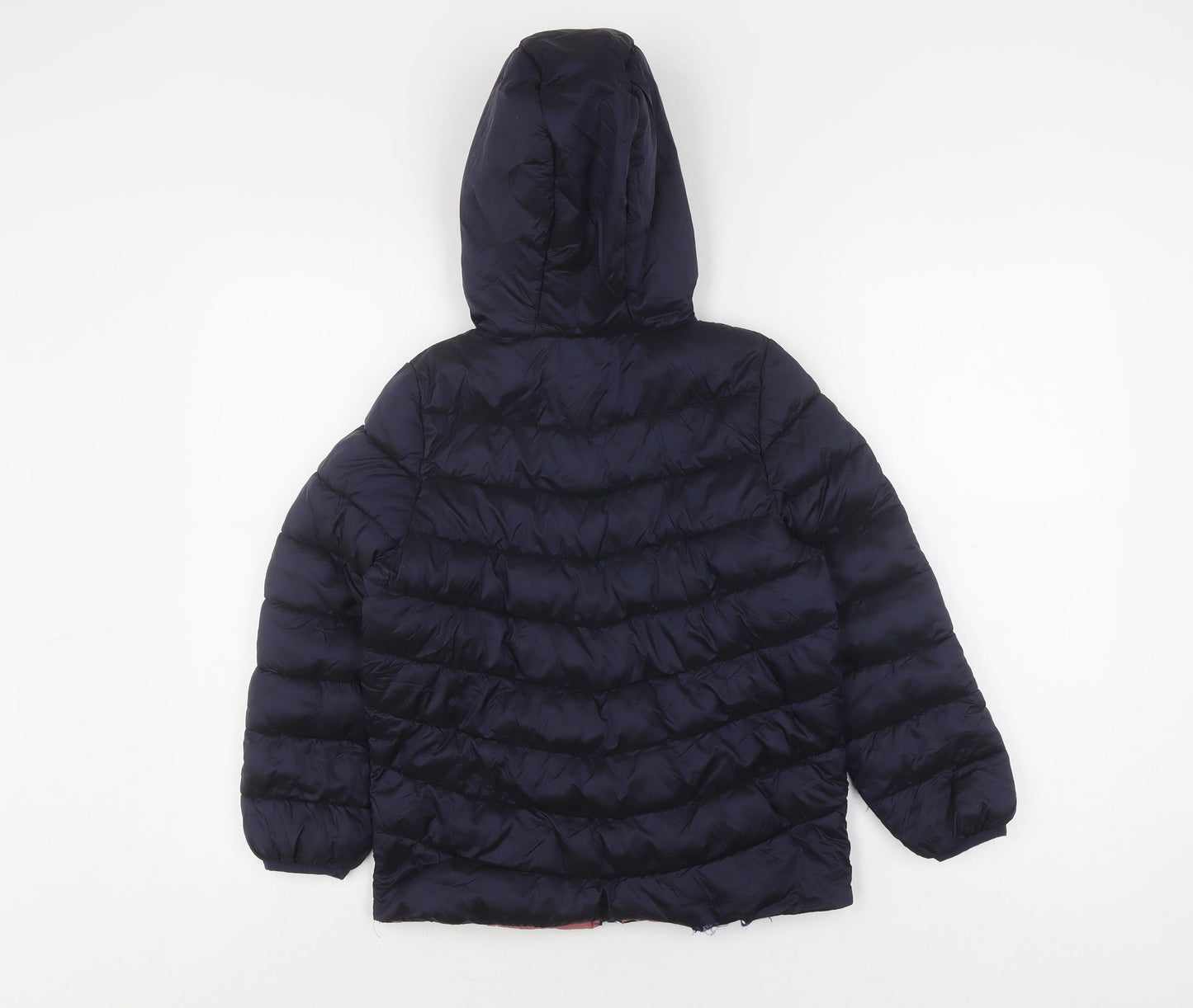 Marks and Spencer Girls Blue Puffer Jacket, Size 8-9 Years