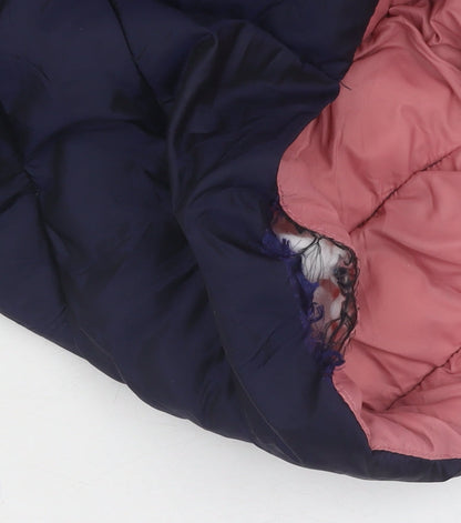 Marks and Spencer Girls Blue Puffer Jacket, Size 8-9 Years