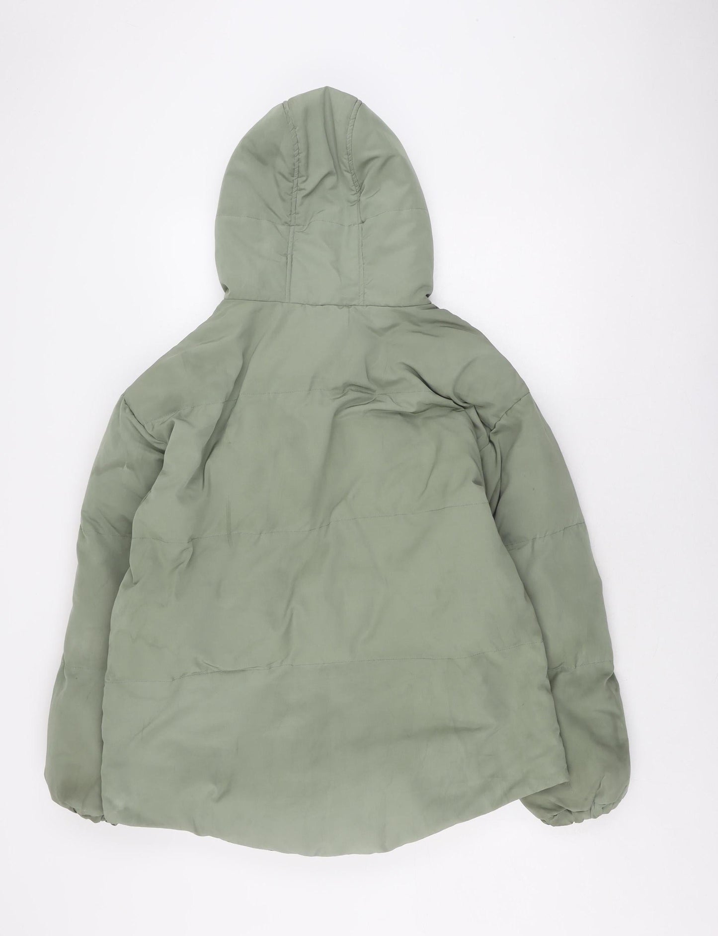Womens UK Size 8 Misspap Green Puffer Jacket