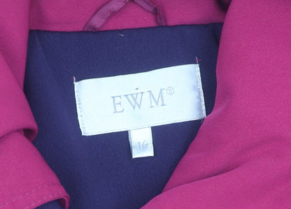 Womens UK Size 16 EWM Purple