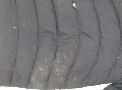 Karrimor Women's Black Puffer Jacket Size 8 Hooded