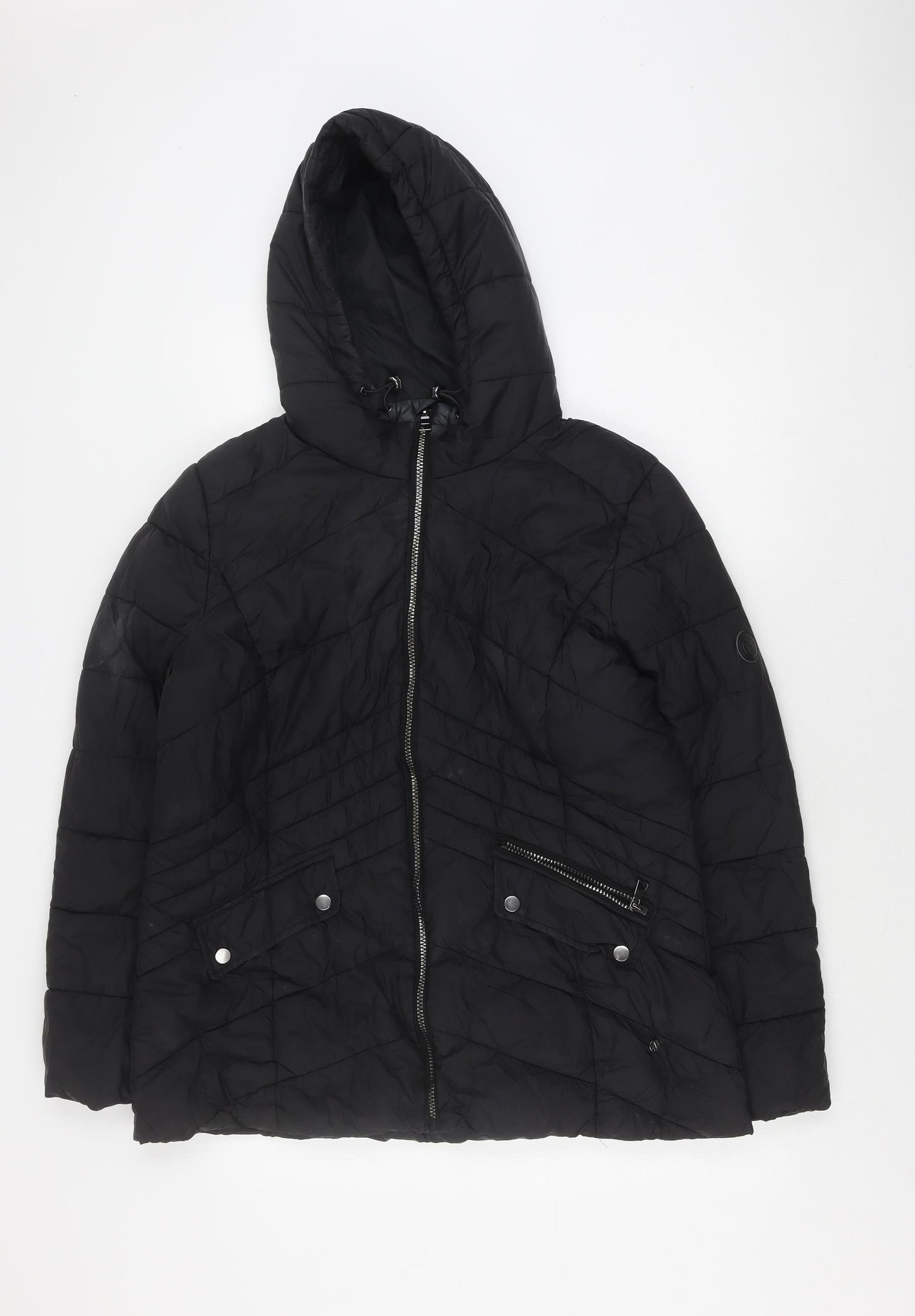 Womens UK Size 18 NEXT Black Puffer Jacket