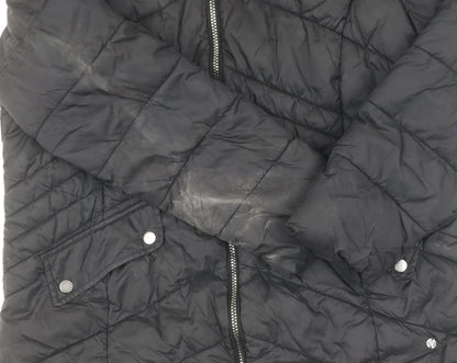 Womens UK Size 18 NEXT Black Puffer Jacket