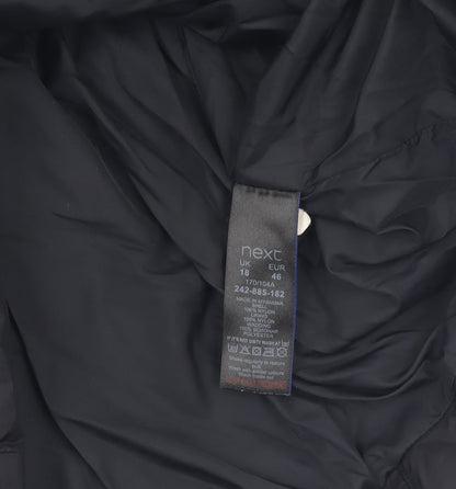 Womens UK Size 18 NEXT Black Puffer Jacket