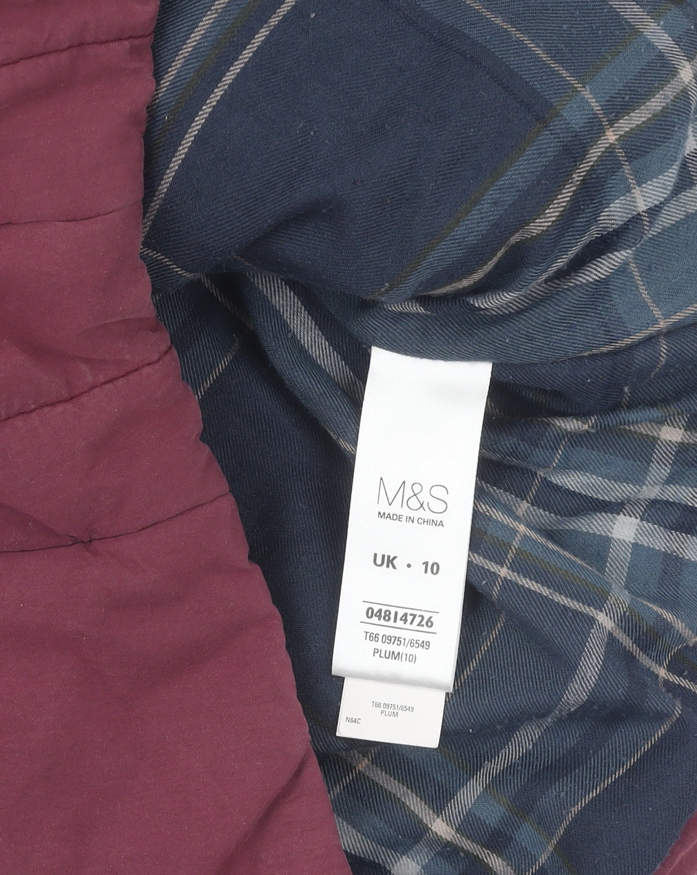 Marks and Spencer Women's Red Puffer Waistcoat - Size 10
