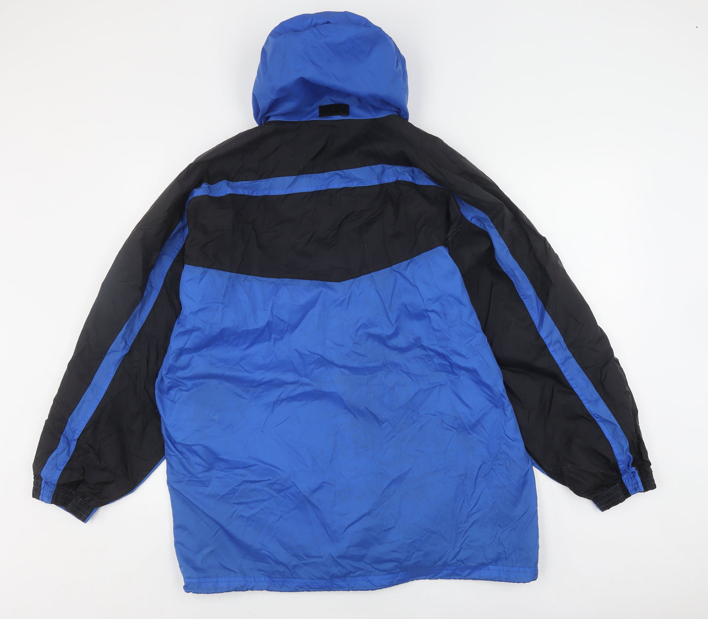 Mens UK Size M K-Way Blue Rain Coat