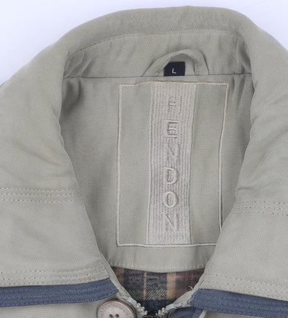 Mens UK Size L Hendon Grey Basic Jacket