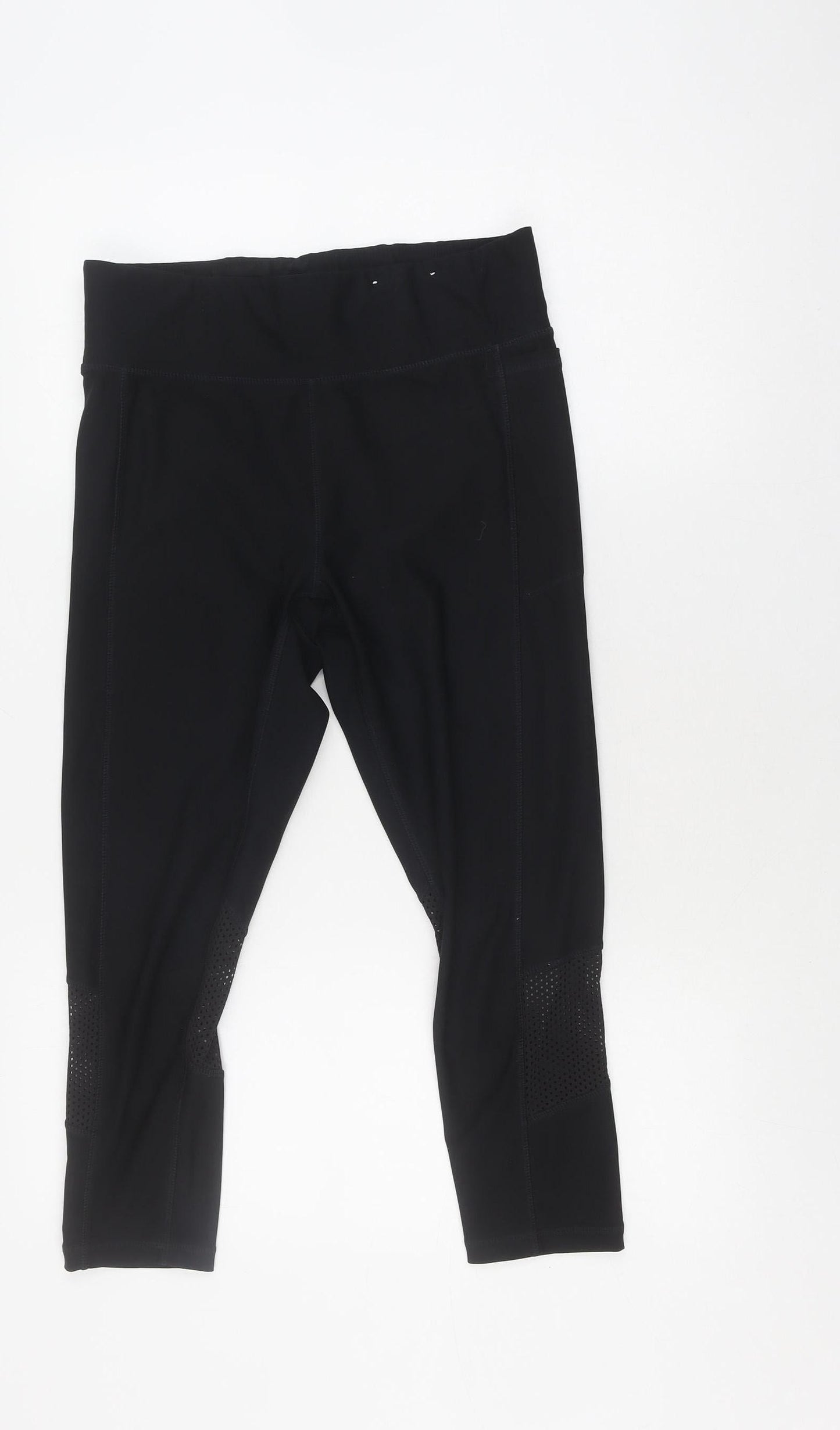 Womens UK Size M Athletic Works Athletic Fit Leggings Black Leggings