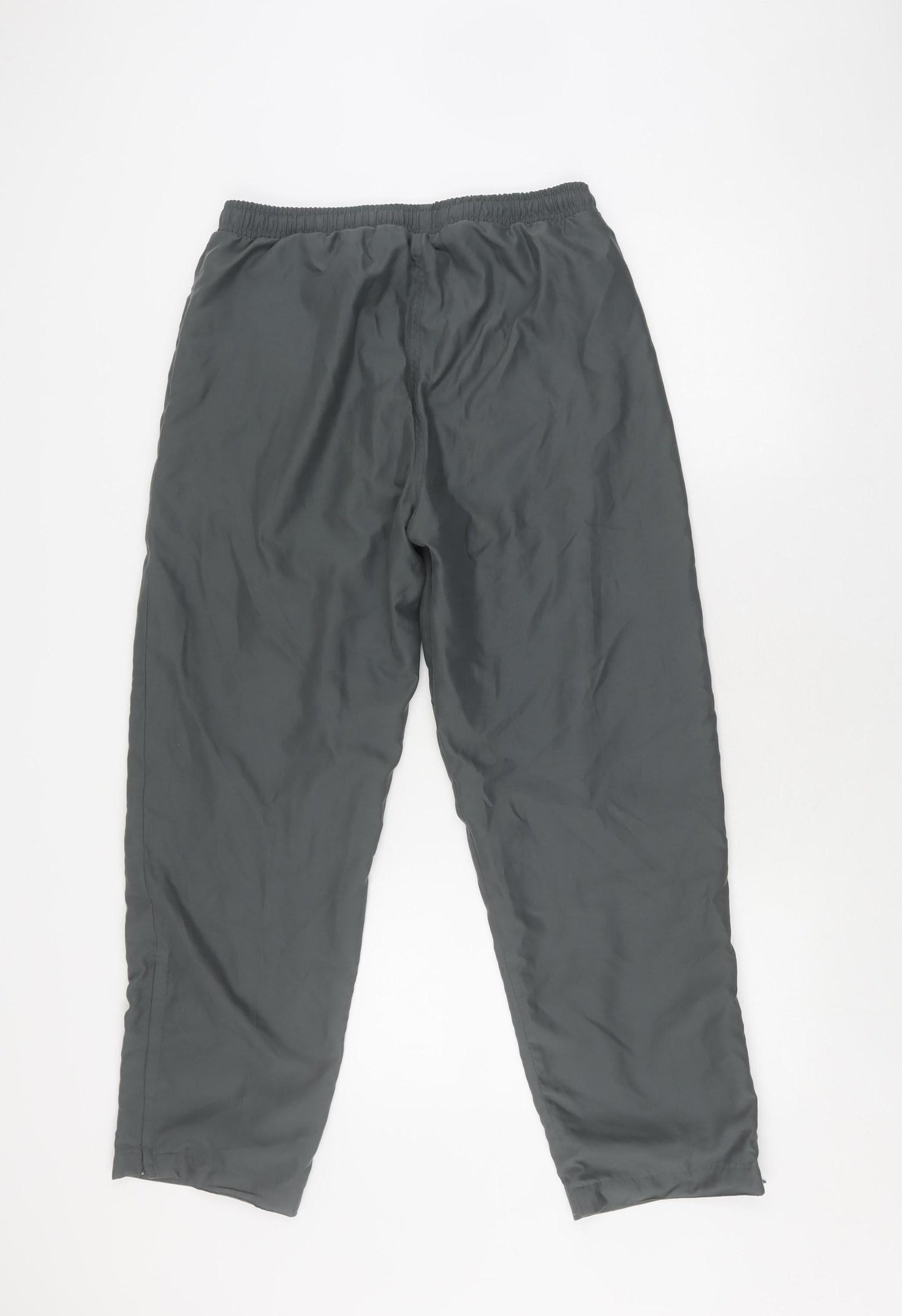 Olympus Men's Grey Trousers Size 12 Elastic Waist