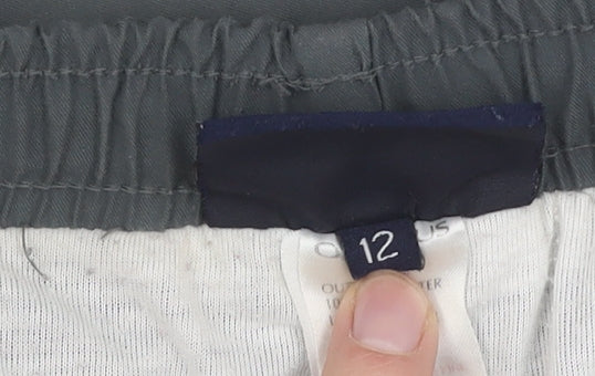 Olympus Men's Grey Trousers Size 12 Elastic Waist