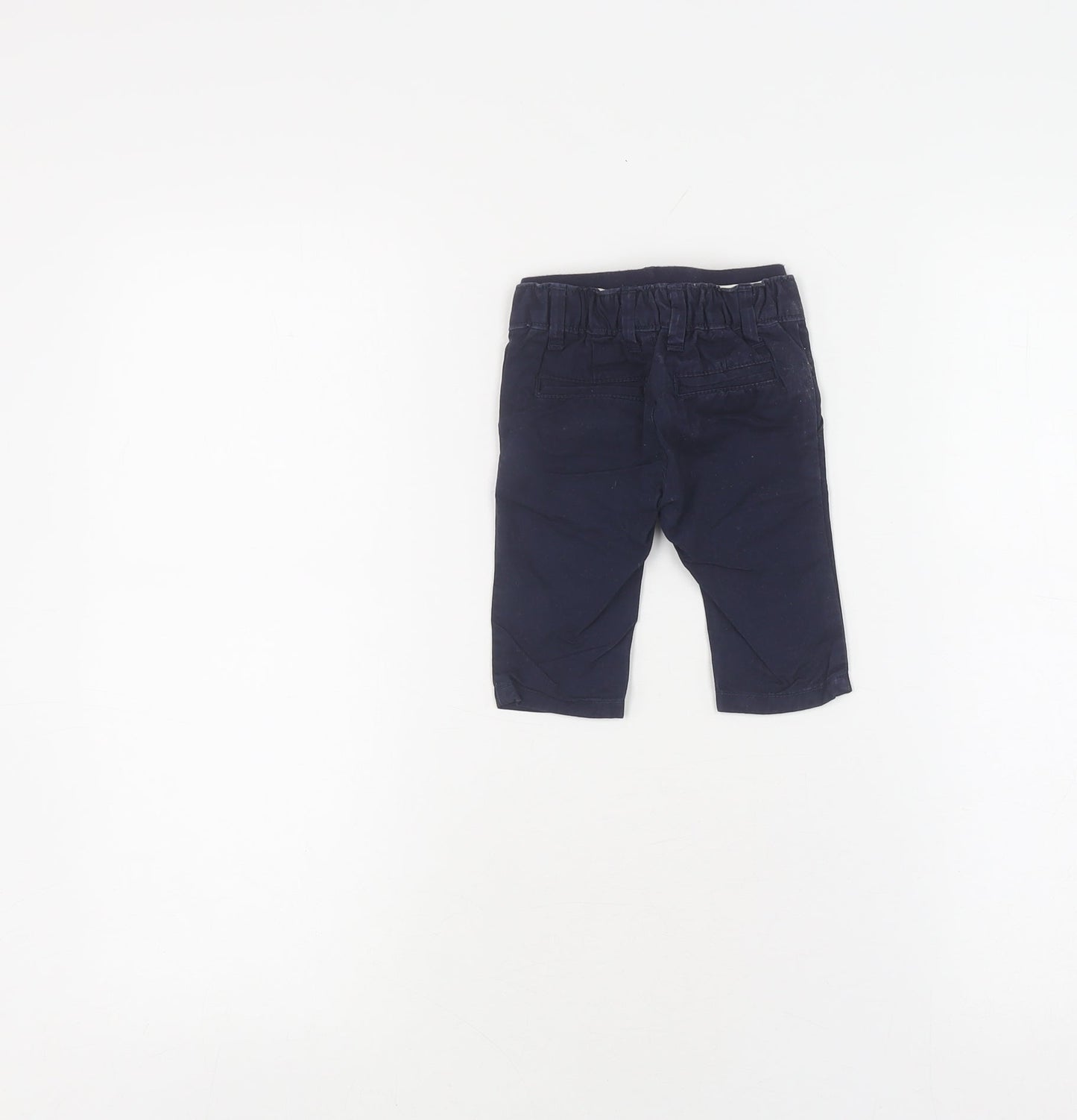babyGap Blue Cotton Trousers Unisex 0-3 Months