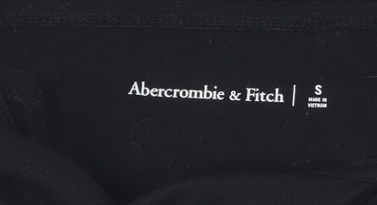 Abercrombie & Fitch Women’s Black Cropped Blouse - Size S