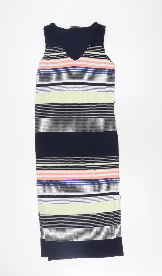 Oasis Women's Multicoloured Striped Dress S