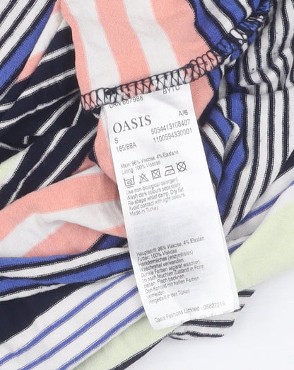 Oasis Women's Multicoloured Striped Dress S