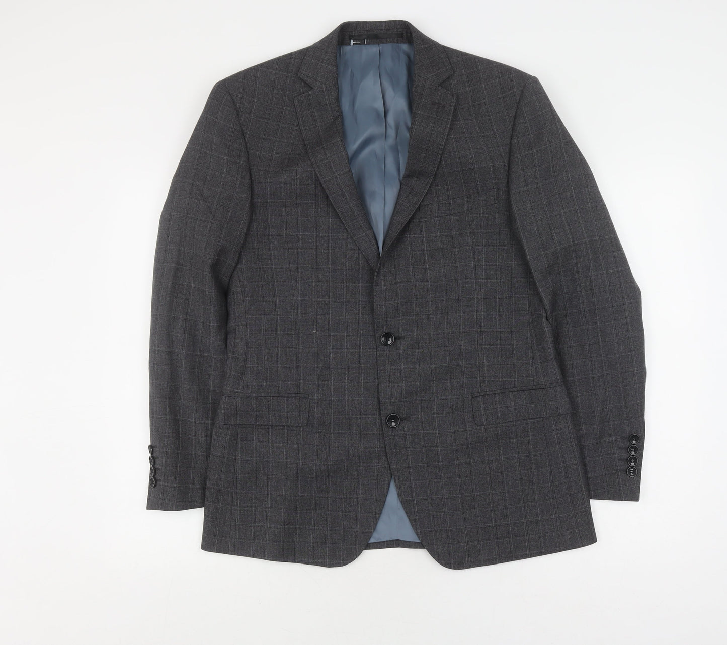 Mens UK Size 38 Moss 1851 Regular Grey Suit Jacket