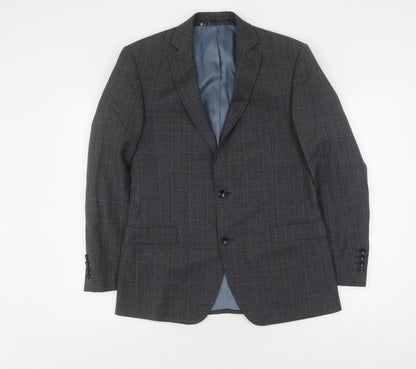 Mens UK Size 38 Moss 1851 Regular Grey Suit Jacket